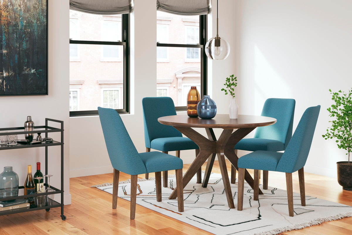 Lyncott 45-Inch Square Dining Table and 4 Chairs (D10) Signature Design by Ashley® Dining Package
