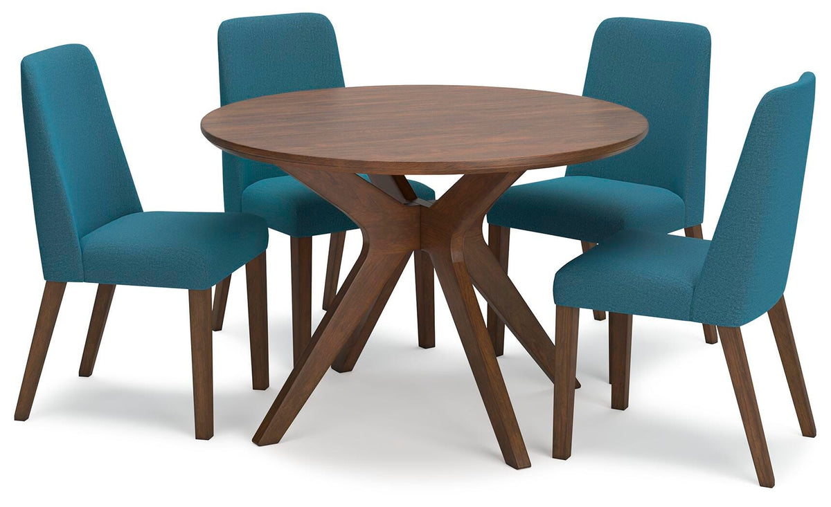 Lyncott 45-Inch Square Dining Table and 4 Chairs (D10) Signature Design by Ashley® Dining Package