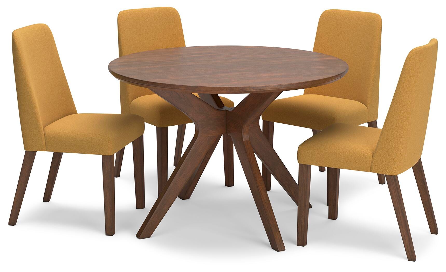 Lyncott 45-Inch Square Dining Table and 4 Chairs (D11) Signature Design by Ashley® Dining Package