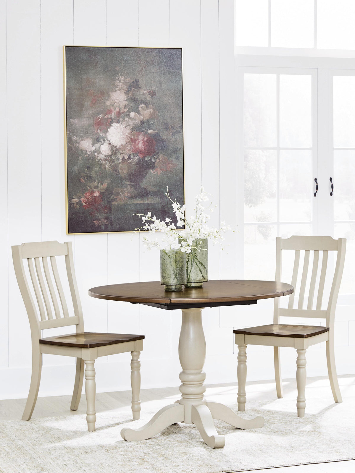 Wirloni Drop-Leaf Dining Table and 2 Chairs — 3-Piece Set Signature Design by Ashley® Dining Room