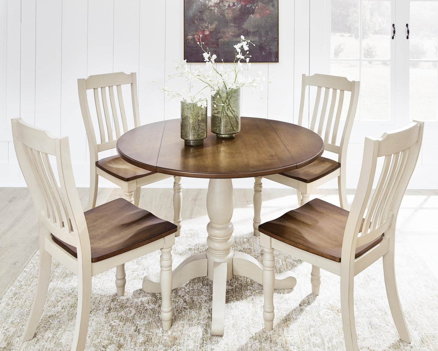 Wirloni Dining Table and 4 Chairs Signature Design by Ashley® Dining Room