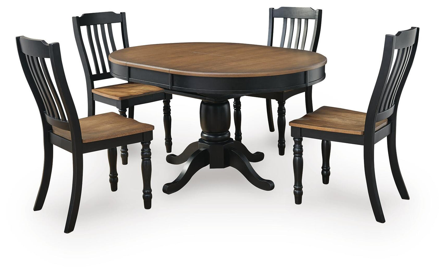 Clorazi Extension Dining Table and 4 Chairs Signature Design by Ashley® Dining Room
