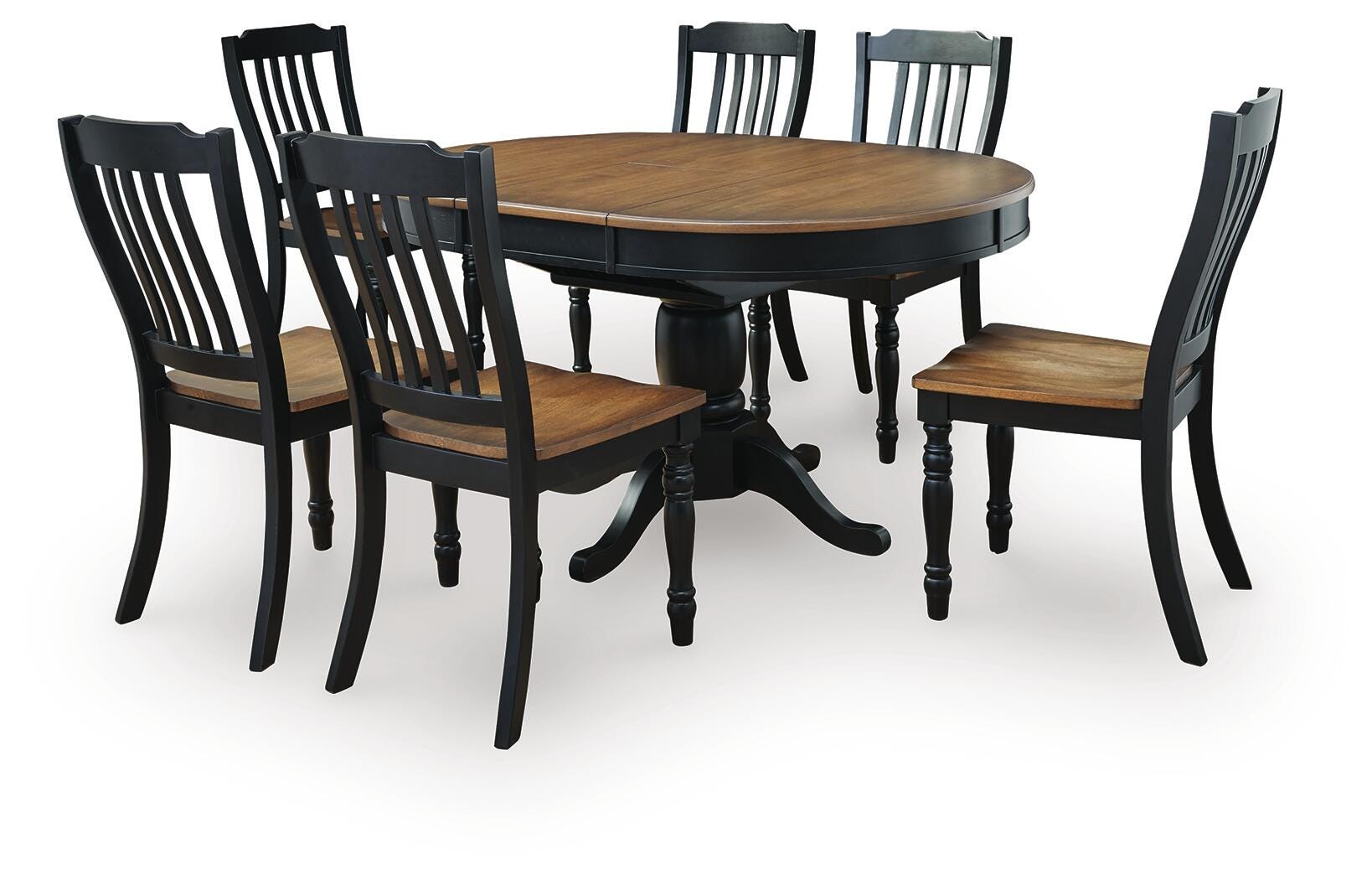 Clorazi Extension Dining Table and 6 Chairs Signature Design by Ashley® Dining Room