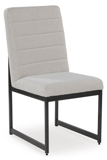 Tomtyn Dining Chair — Steel Frame, Upholstered Signature Design by Ashley® Dining Room Chairs
