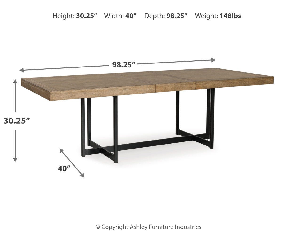 Tomtyn Extension Dining Table and 8 Chairs