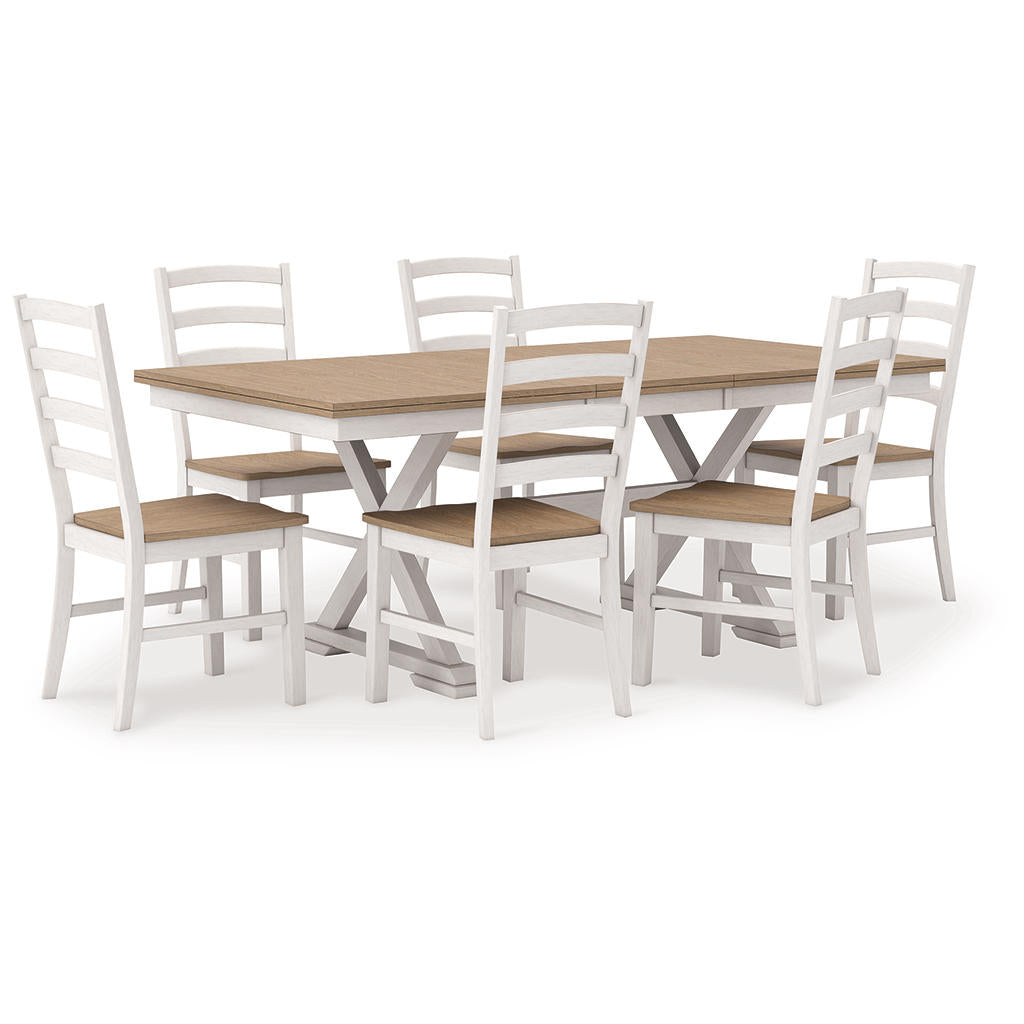 Purlaney Extension Dining Table and 6 Chairs Signature Design by Ashley® Uncategorized
