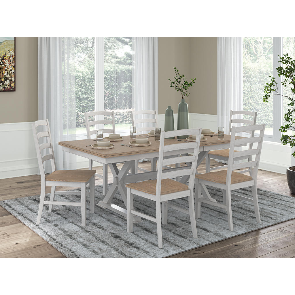 Purlaney Extension Dining Table and 6 Chairs Signature Design by Ashley® Uncategorized