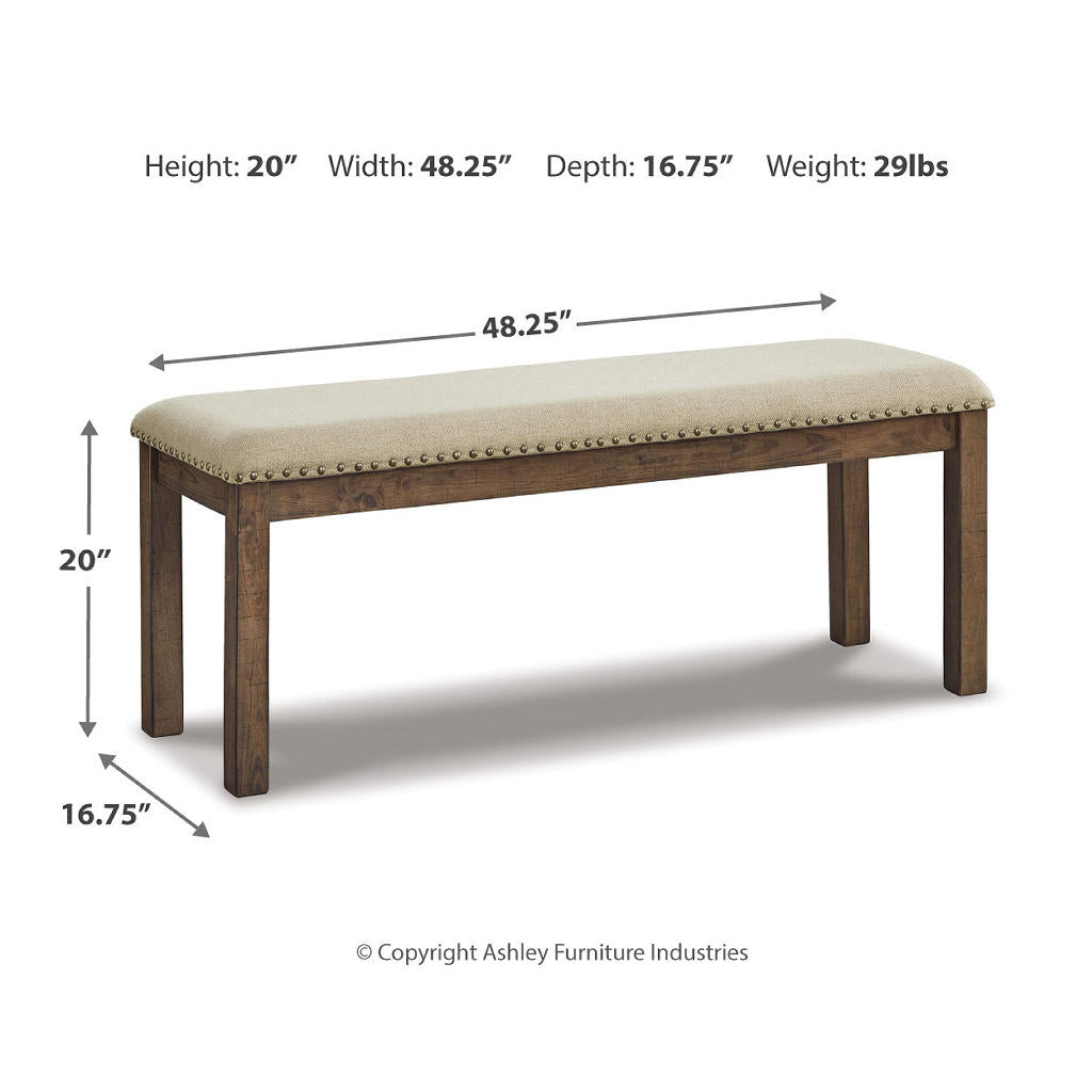 Moriville Dining Table and 4 Chairs and Bench Signature Design by Ashley® Uncategorized