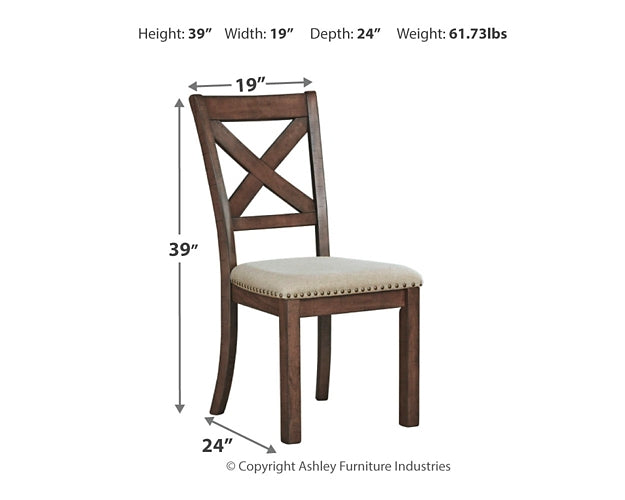 Moriville Dining Table and 4 Chairs and Bench