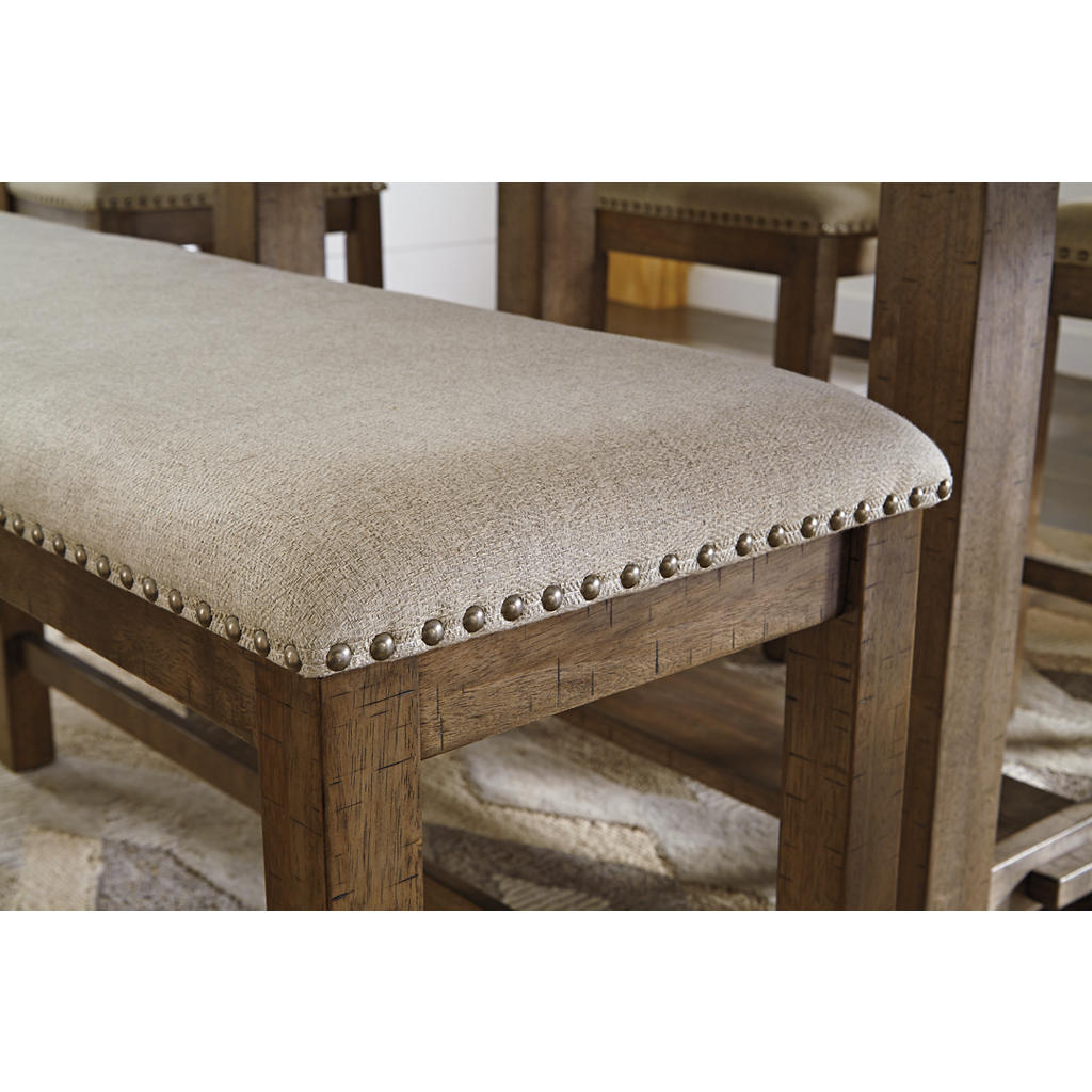 Moriville Counter Height Dining Bench Signature Design by Ashley® Bar Stools