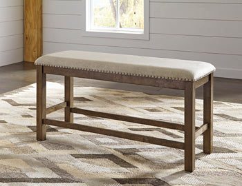 Moriville Counter Height Dining Bench Signature Design by Ashley® Bar Stools