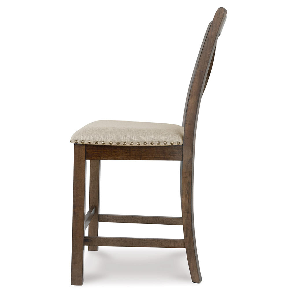 Moriville Counter Table and 6 Barstools — Set Signature Design by Ashley® Uncategorized