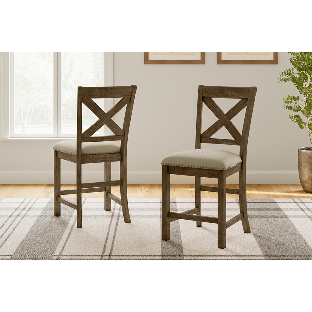 Moriville Counter Height Bar Stool (Set of 2) Signature Design by Ashley® Uncategorized