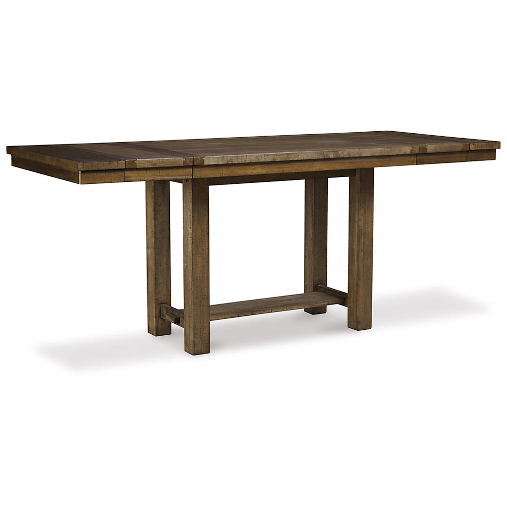 Moriville Counter Height Dining Table, 4 Barstools and Server Signature Design by Ashley® Uncategorized