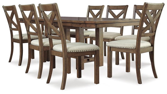 Moriville Dining Table and 8 Chairs