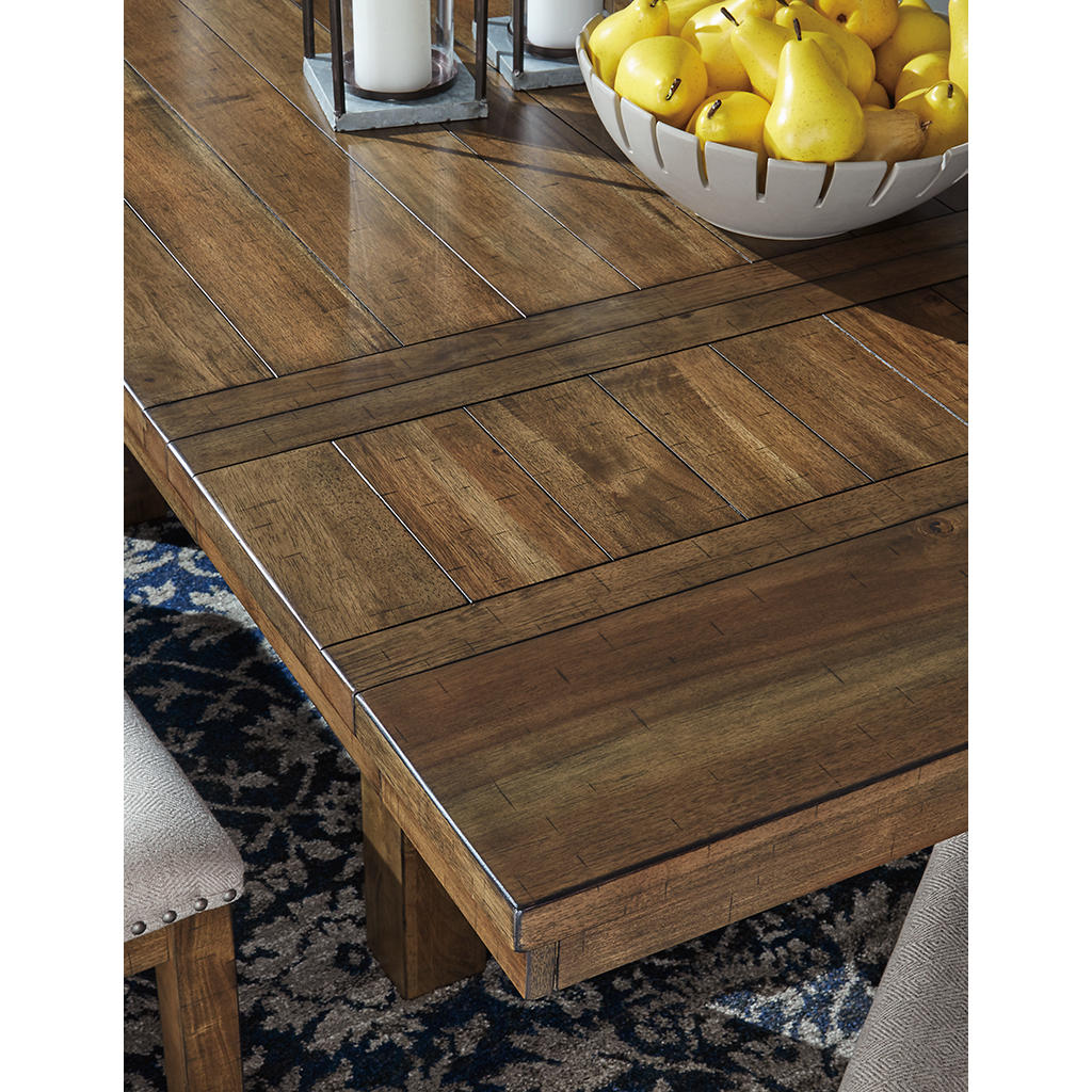 Moriville Dining Table and 4 Chairs and Bench Signature Design by Ashley® Uncategorized