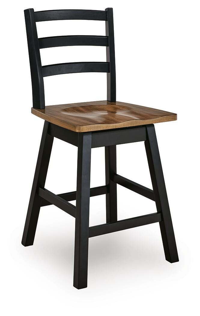 Wildenauer Counter Height Swivel Barstools — Set of 2