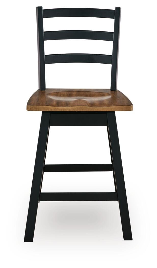 Wildenauer Counter Height Swivel Barstools — Set of 2