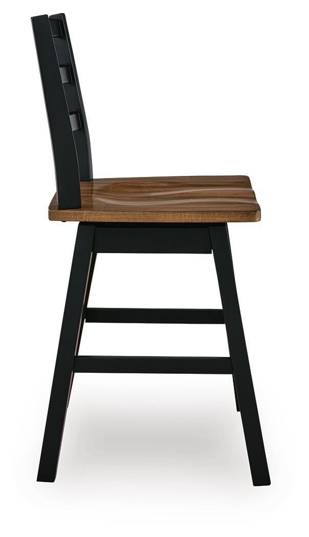 Wildenauer Counter Height Swivel Barstools — Set of 2