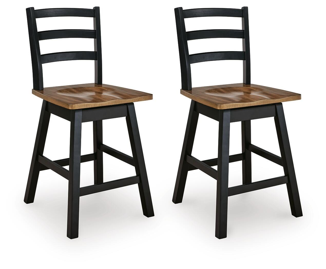Wildenauer Counter Height Swivel Barstools — Set of 2