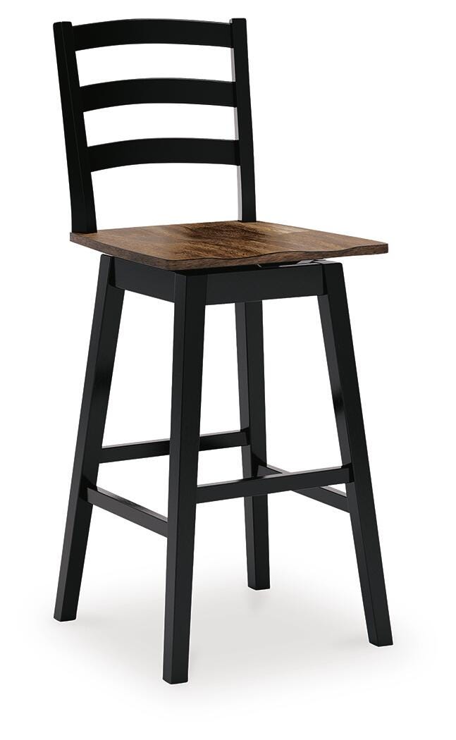 Wildenauer 78-Inch Bar Table and 4 Bar Stools — 5-Piece Set Signature Design by Ashley® Dining Room