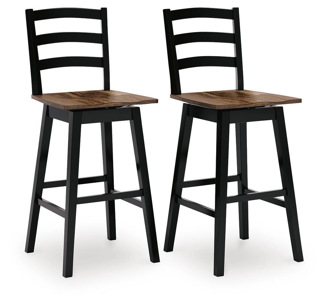 Wildenauer 78-Inch Bar Table and 2 Bar Stools — 3-Piece Set Signature Design by Ashley® Dining Room