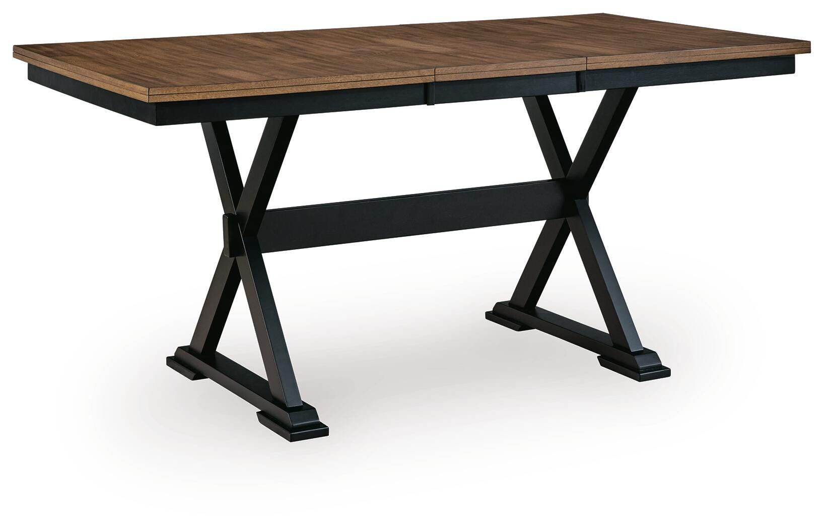 Wildenauer Counter Butterfly Extension Table and 4 Barstools Signature Design by Ashley® Dining Room