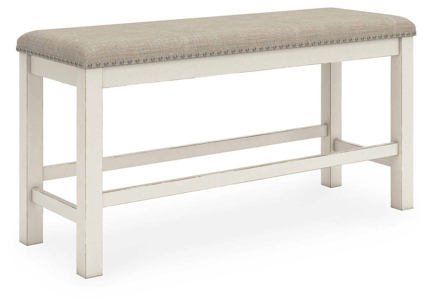 Robbinsdale Counter Height Extension Dining Table, 6 Barstools and Bench