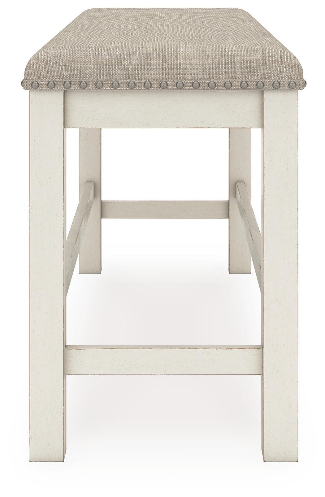 Robbinsdale Counter Height Extension Dining Table, 6 Barstools and Bench