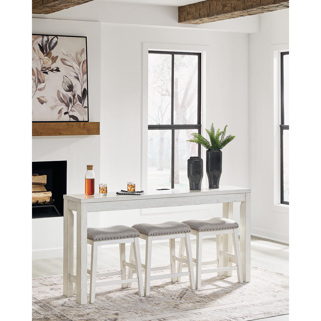 Robbinsdale Counter Height Dining Table and 3 Barstools Set Signature Design by Ashley®