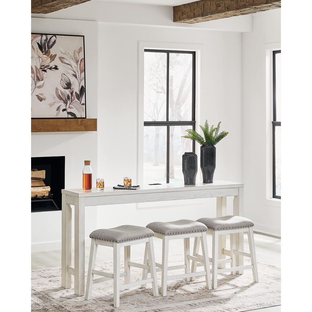 Robbinsdale Counter Height Dining Table and 3 Barstools Set Signature Design by Ashley®
