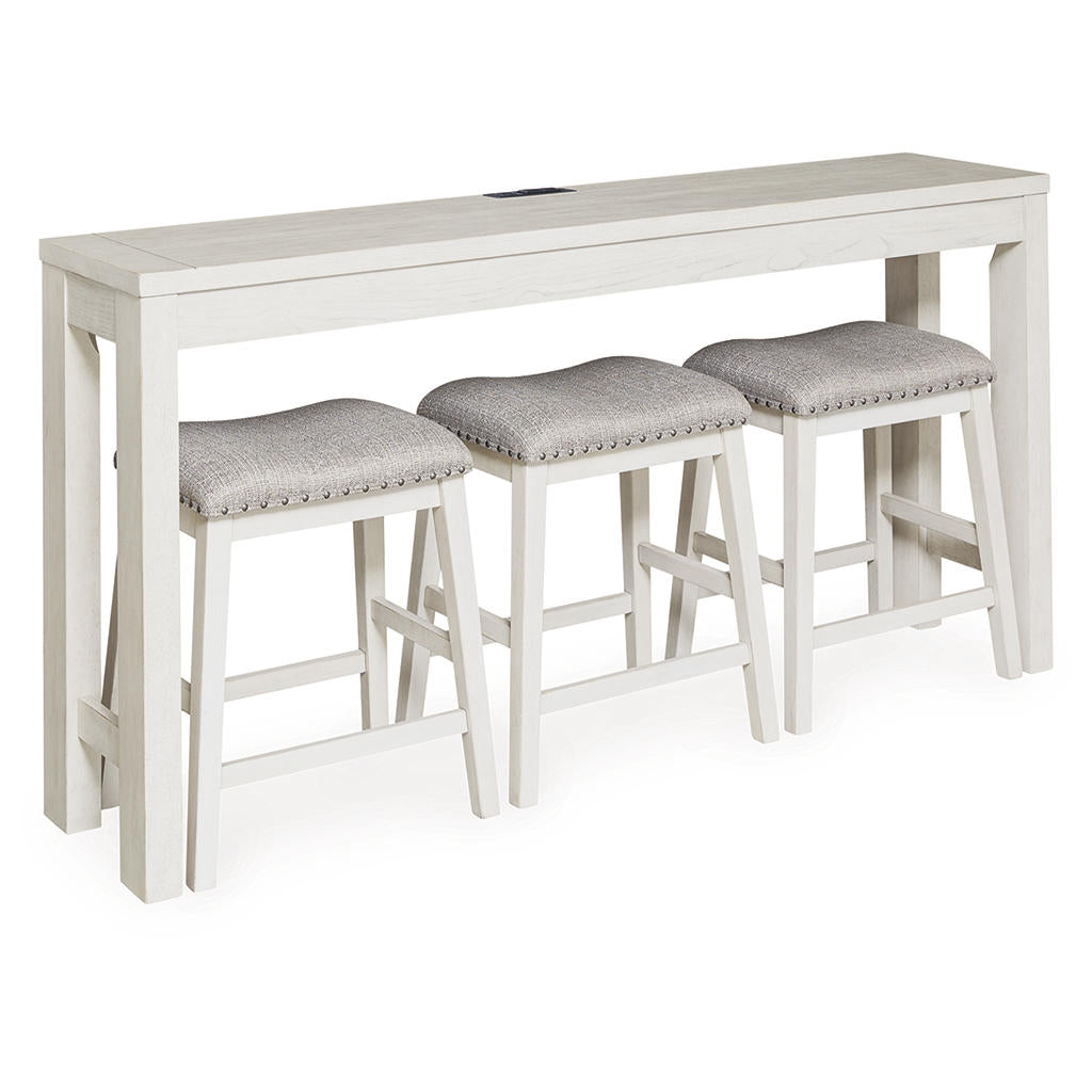 Robbinsdale Counter Height Dining Table and 3 Barstools Set Signature Design by Ashley®
