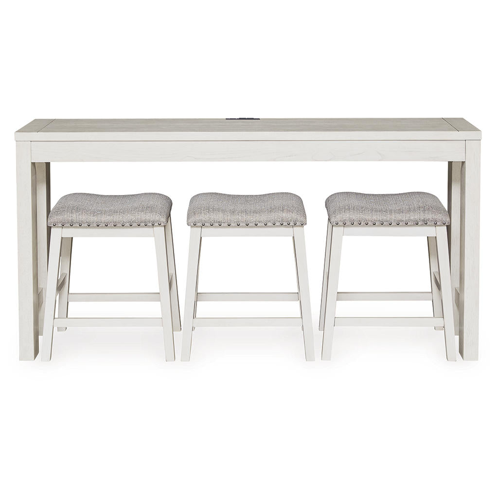 Robbinsdale Counter Height Dining Table and 3 Barstools Set Signature Design by Ashley®