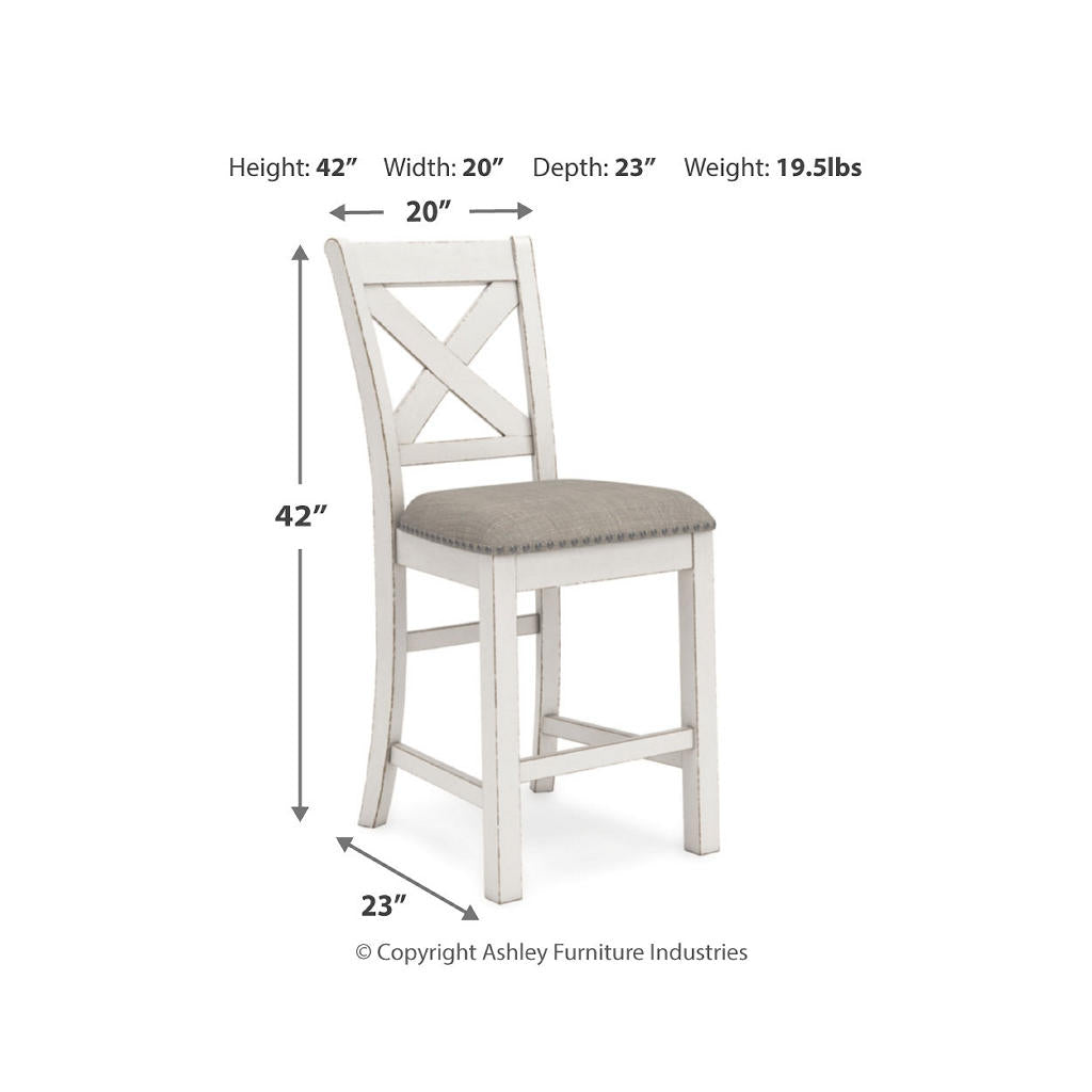 Robbinsdale Counter Height Table and 8 Barstools Signature Design by Ashley® Uncategorized