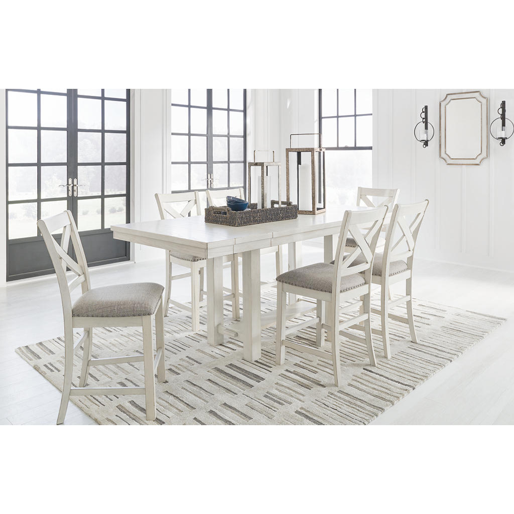 Robbinsdale Counter Height Dining Table and 6 Barstools Signature Design by Ashley® Uncategorized