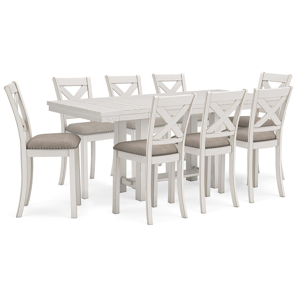 Robbinsdale Counter Height Table and 8 Barstools Signature Design by Ashley® Uncategorized