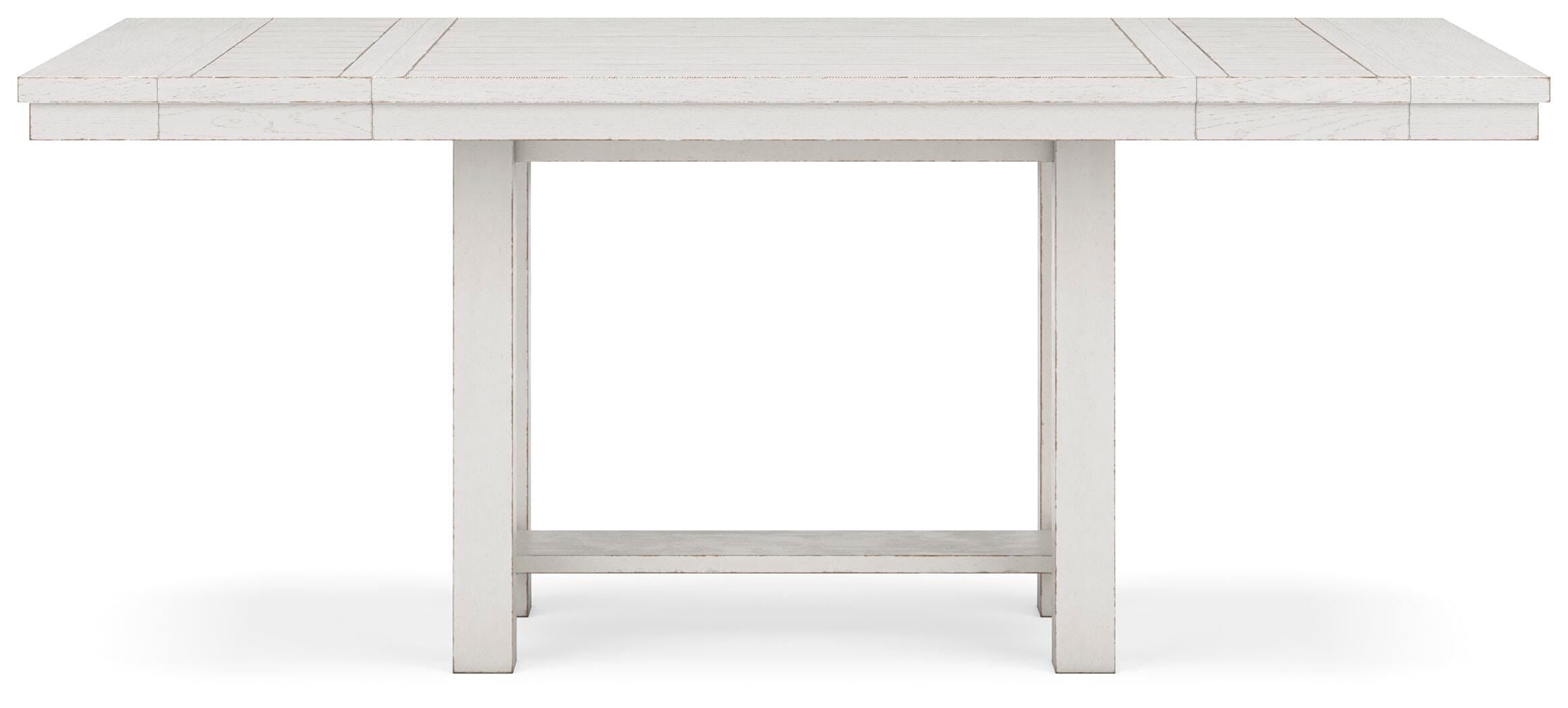 Robbinsdale Counter Height Extension Dining Table, 6 Barstools and Bench