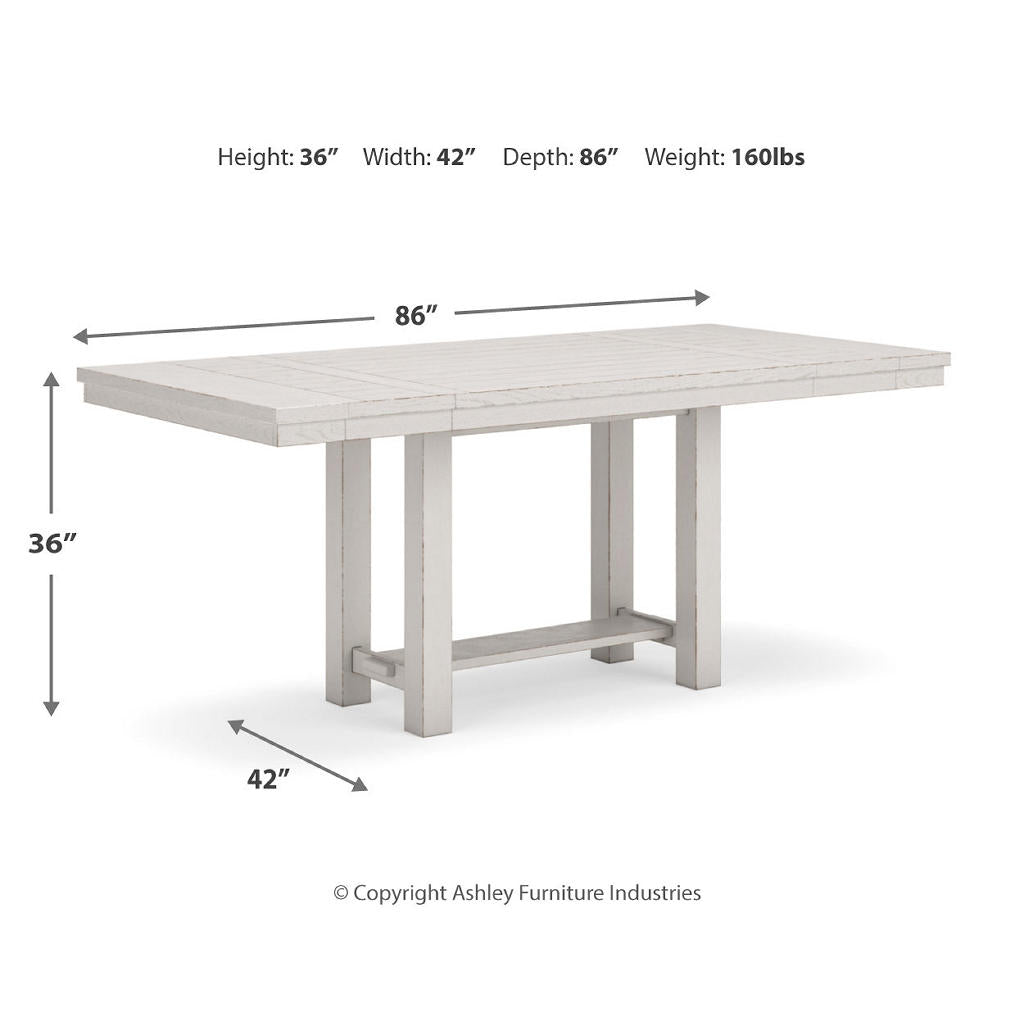 Robbinsdale Counter Height Table and 8 Barstools Signature Design by Ashley® Uncategorized