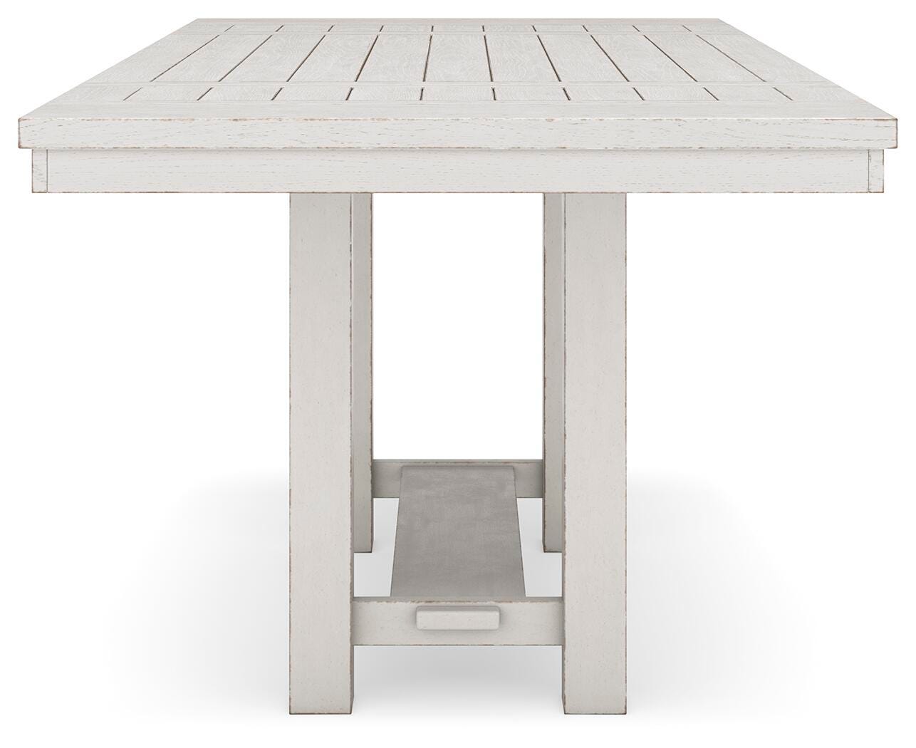 Robbinsdale Counter Height Extension Dining Table, 6 Barstools and Bench