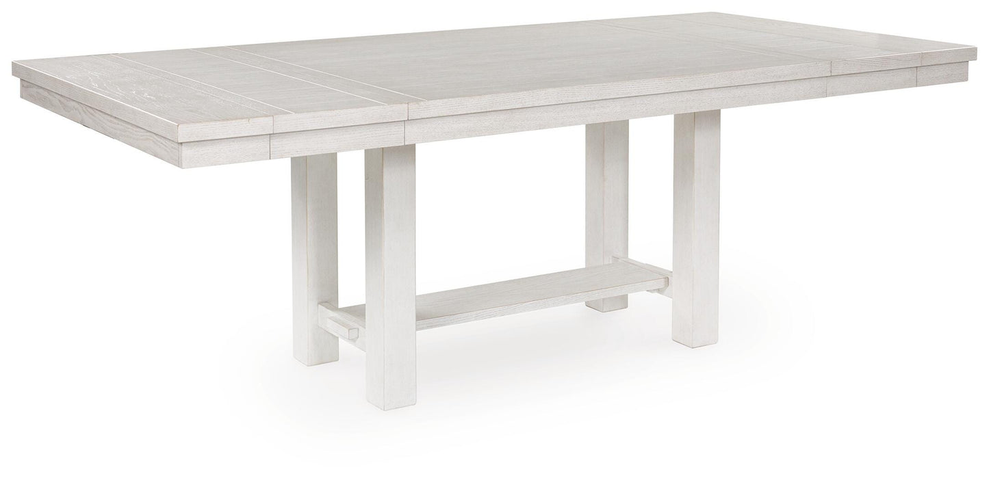 Robbinsdale Dining Table, 6 Chairs and Bench — 8-Piece Set Signature Design by Ashley® Dining Room