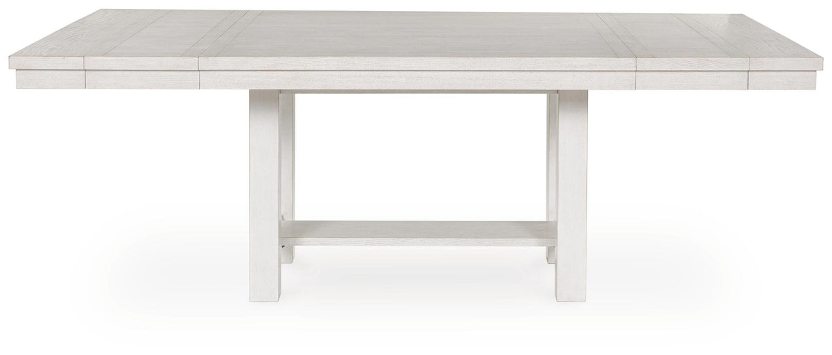 Robbinsdale Dining Table, 6 Chairs and Bench — 8-Piece Set Signature Design by Ashley® Dining Room