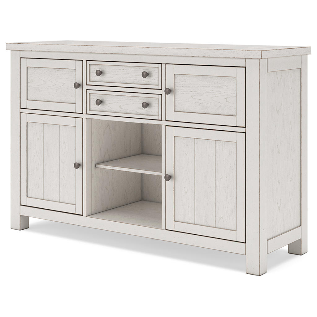 Robbinsdale Counter Height Dining Table, 2 Barstools, Bench and Server Signature Design by Ashley® Uncategorized