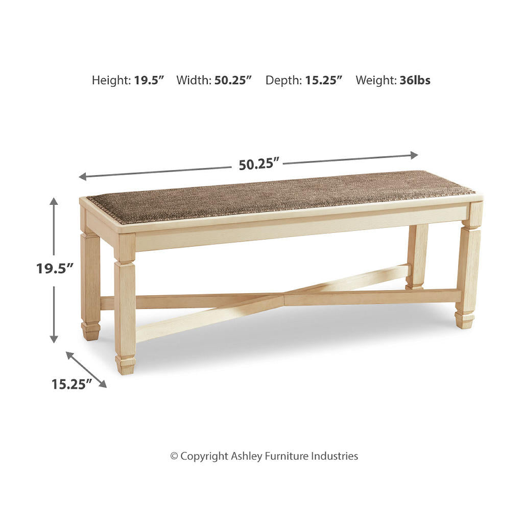 Bolanburg Dining Table, 4 Chairs, Bench, Server and Display Cabinet Signature Design by Ashley® Uncategorized