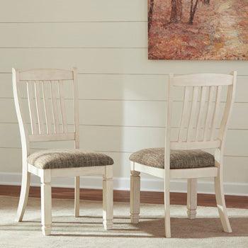 Bolanburg Rake-Back Dining Chair Set of 2 Signature Design by Ashley® Uncategorized