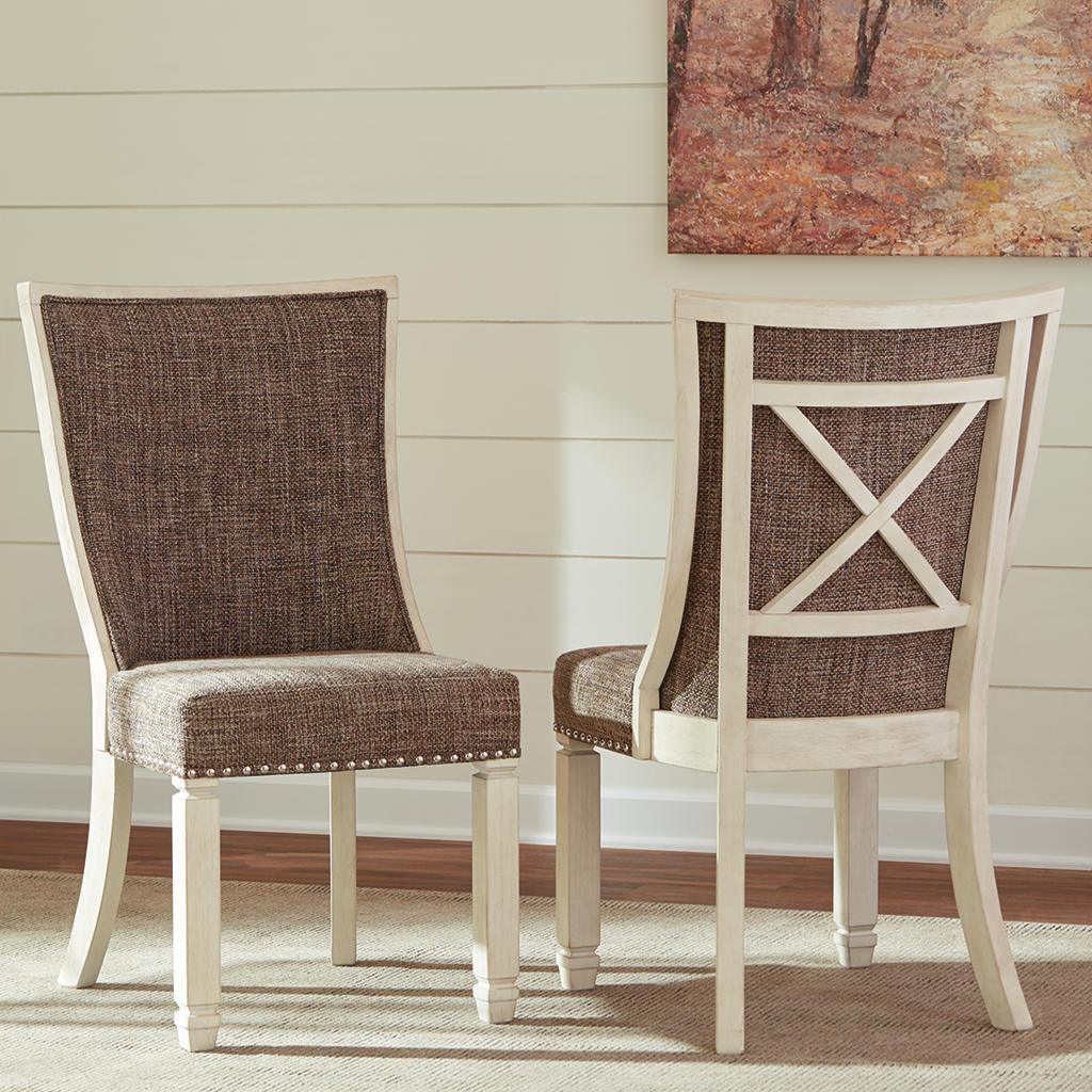 Bolanburg Scoop-Back Dining Chair Set of 2 Signature Design by Ashley® Uncategorized