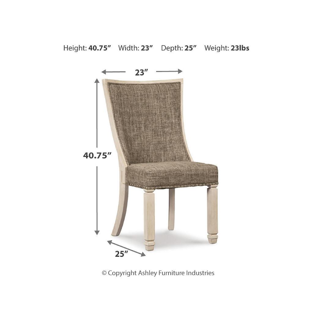 Bolanburg Scoop-Back Dining Chair Set of 2 Signature Design by Ashley® Uncategorized