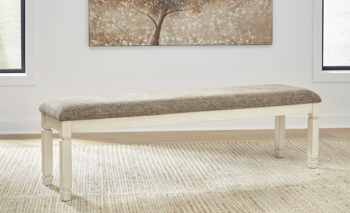 Bolanburg Extension Table, 4 Chairs and Bench — 6-Piece Set Signature Design by Ashley® Dining Room