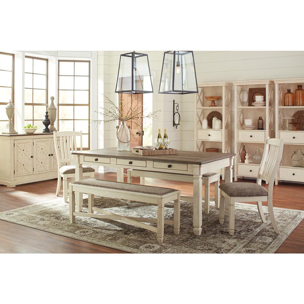 Bolanburg Rake-Back Dining Chair Set of 2 Signature Design by Ashley® Uncategorized