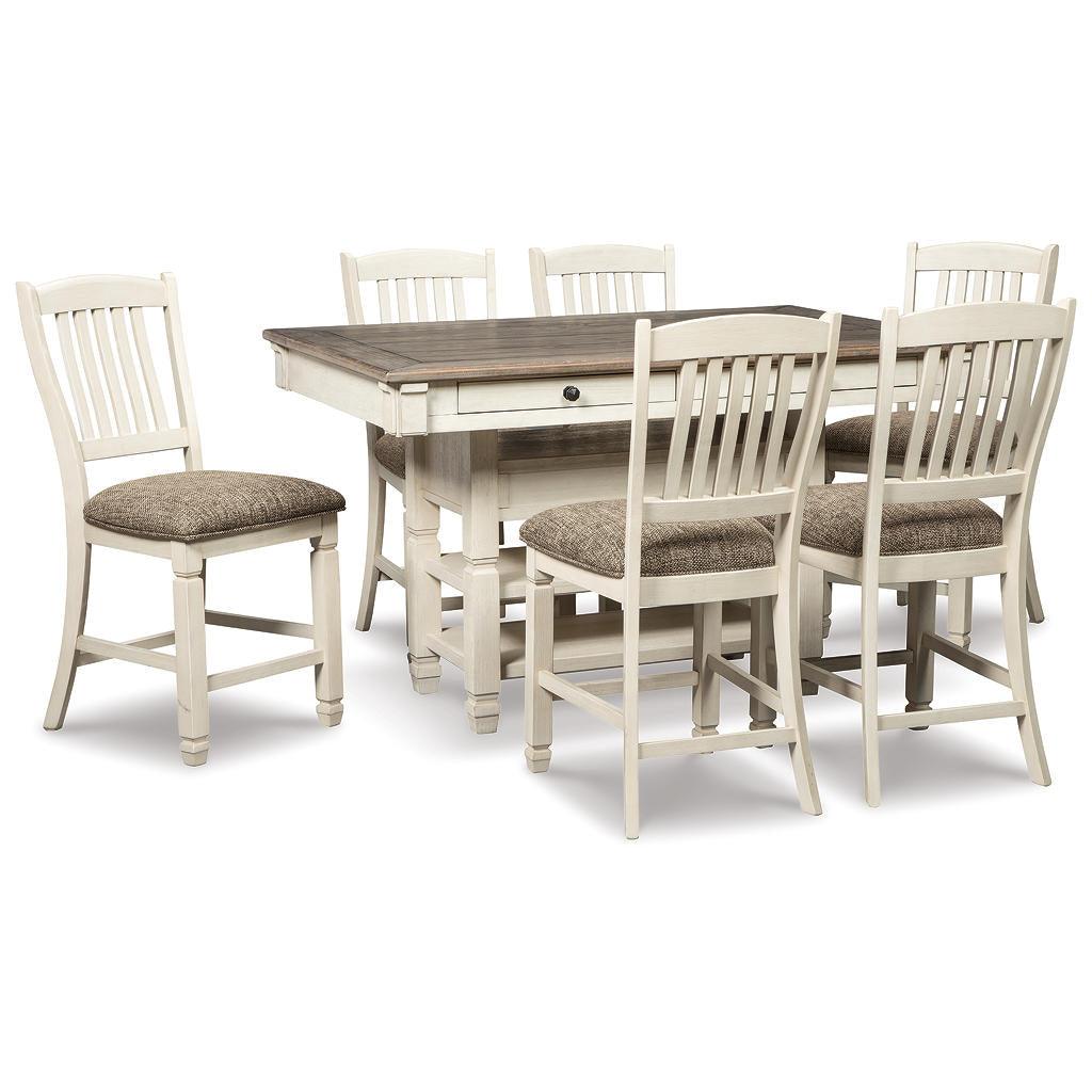 Bolanburg Dining Set (D9) — Counter table and 6 stools Signature Design by Ashley® Uncategorized