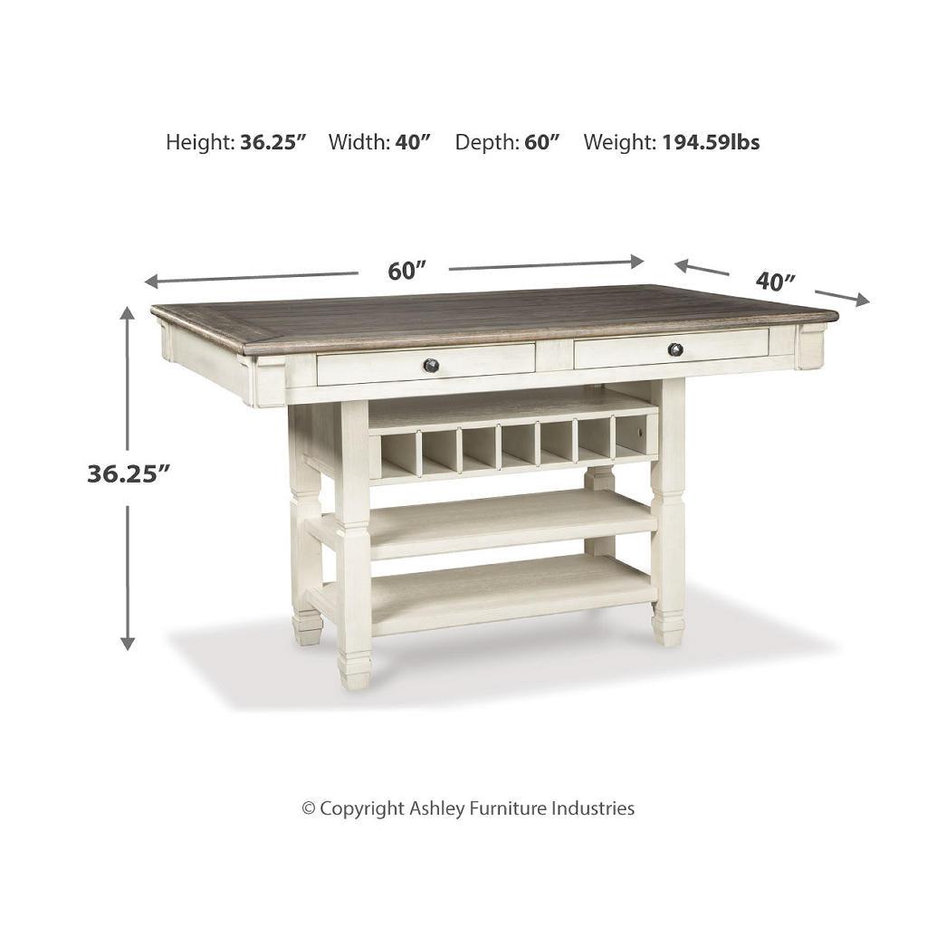 Bolanburg Dining Set (D9) — Counter table and 6 stools Signature Design by Ashley® Uncategorized